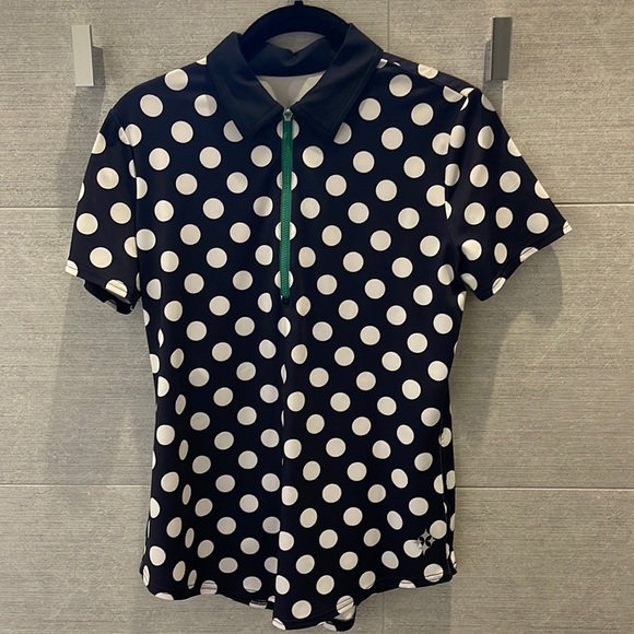 Jofit polka dot golf shirt - Picture 1 of 6